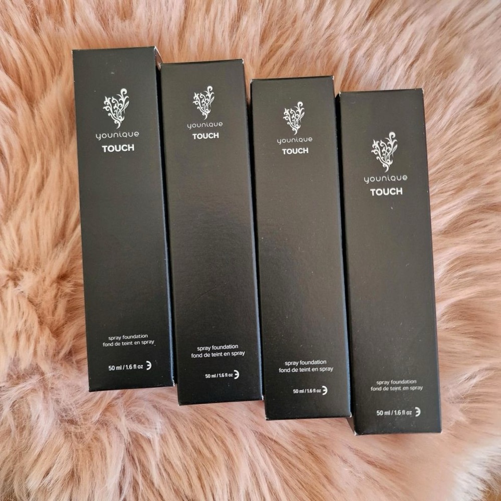 YOUNIQUE TOUCH spray foundation ORGANZA Set of 4
